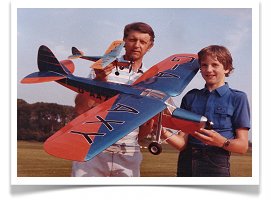 Puss Moth double - This photo appeared on Aeromodeller magazine in 1984