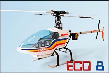 The Eco 8 was the first realistic electric rc helicopter
