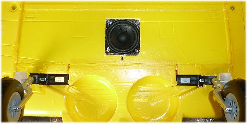 Speaker hole in wing