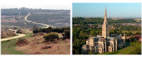 The beautiful New Forest and Salisbury