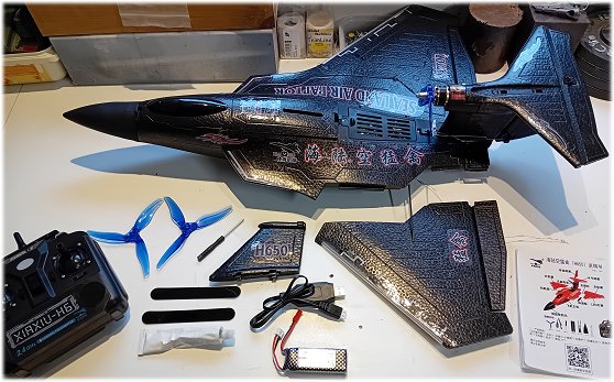 Raptor H650 RC Plane fresh out the box