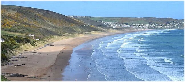 A perfect RC slope soaring coastal site