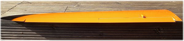 RC glider wing setup - camber