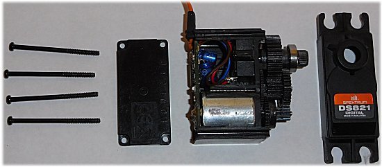 What makes up an rc servo