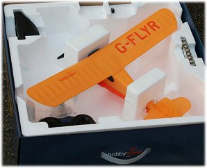 The micro HobbyZone Champ in its box